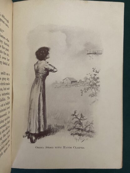 1st Edn/1st Print THE FLYING GIRL Book Edith Van Dyne Oz L Frank Baum 1911 As-Is - Image 8