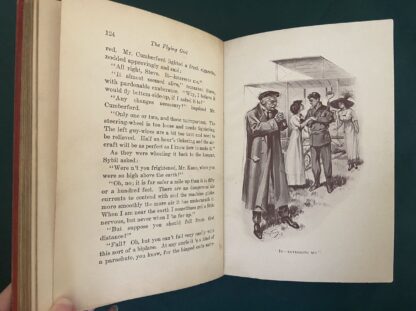 1st Edn/1st Print THE FLYING GIRL Book Edith Van Dyne Oz L Frank Baum 1911 As-Is - Image 9