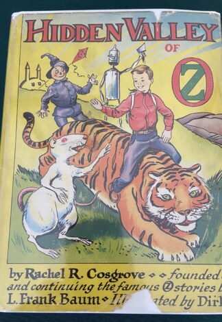Hidden Valley of Oz 1st Edition Wizard of Oz Book in Dust Jacket
