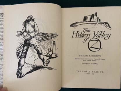 1st Edn HIDDEN VALLEY OF OZ Book + Dust Jacket Rachel Cosgrove Baum Wizard of Oz 1951 - Image 4