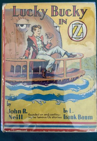 Lucky Bucky in Oz 1942 1st Edition Book John R Neill Dust Jacket