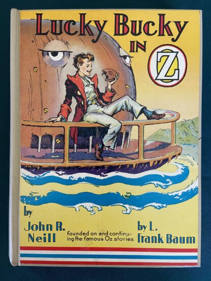 LUCKY BUCKY IN OZ 1st Edition Book War Bonds Dust Jacket John R. Neill 1942 - Image 2