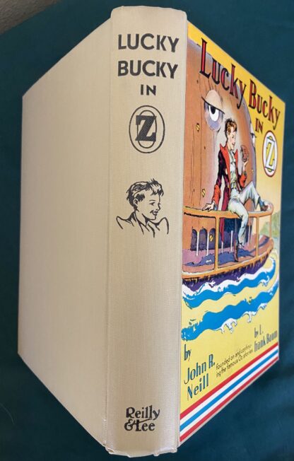 LUCKY BUCKY IN OZ 1st Edition Book War Bonds Dust Jacket John R. Neill 1942 - Image 4
