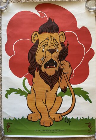 OzCo Poster Wizard of Oz Cowardly Lion Denslow 1967