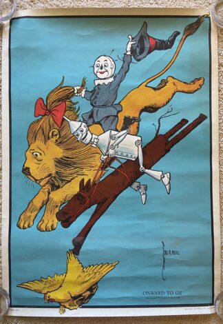 Wizard of Oz OzCo Scarecrow Cowardly Lion Poster