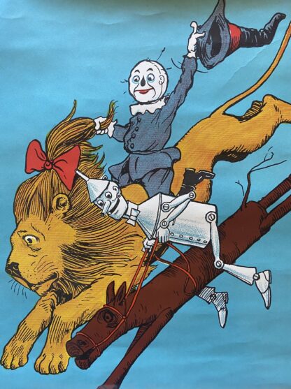 Wizard of Oz 1967 Ozco Poster, Ozma of Oz "Onward to Oz" Dick Martin/John R Neill Art - Image 2