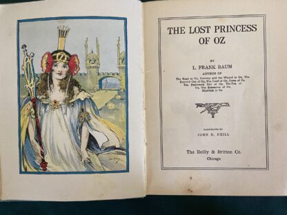LOST PRINCESS OF OZ Book 1917 1st Edition/1st Prt Reilly & Britton - Image 3