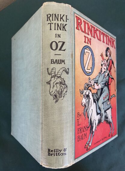RINKITINK IN OZ 1st Edition/1st Print 1916 Reilly & Britton 12 Color Plates, L Frank Baum - Image 2
