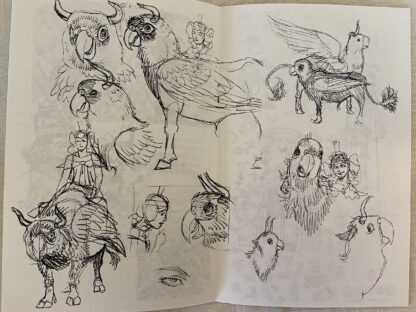 PARADOX IN OZ Eric Shanower Sketchbook, 1999 - Image 3