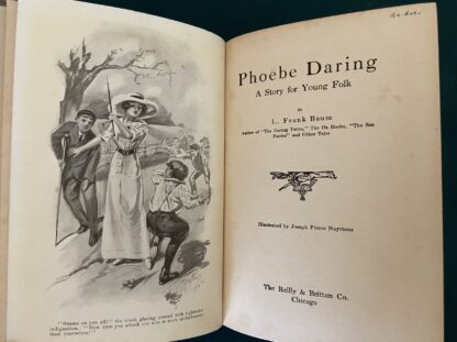 PHOEBE DARING 1st Edition Wizard of Oz Author L Frank Baum 1912 - Image 3