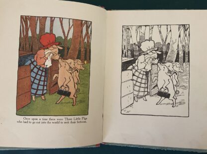 Three Little Pigs Painting Book John N Neill (Oz) 1915, Scarce - Image 3