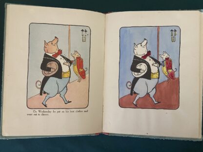 Three Little Pigs Painting Book John N Neill (Oz) 1915, Scarce - Image 4