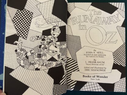 RUNAWAY IN OZ Hand Signed Limited Edn Book by John R Neill, Eric Shanower Ill. HC/DJ - Image 7