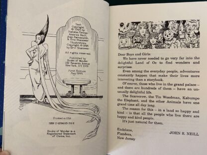 RUNAWAY IN OZ Hand Signed Limited Edn Book by John R Neill, Eric Shanower Ill. HC/DJ - Image 6