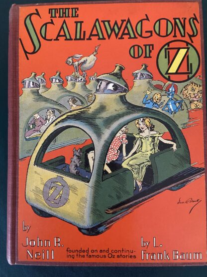 1st Edn SCALAWAGONS OF OZ in Dust Jacket, John R Neill Wizard of Oz Book - Image 2