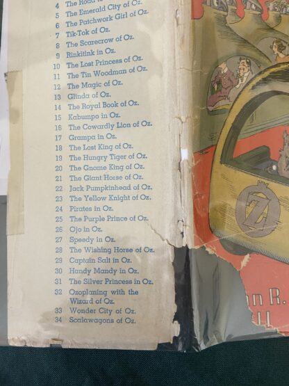 1st Edn SCALAWAGONS OF OZ in Dust Jacket, John R Neill Wizard of Oz Book - Image 9