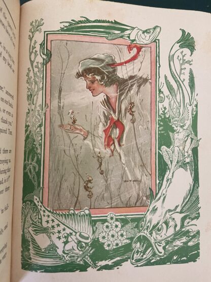 The SEA FAIRIES 1920 12 Color Plates L Frank Baum Book, Wizard of Oz - Image 9