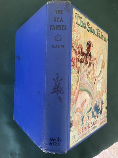 The SEA FAIRIES 1930s Color Frontis with Dust Jacket L Frank Baum Wizard of Oz Book - Image 3