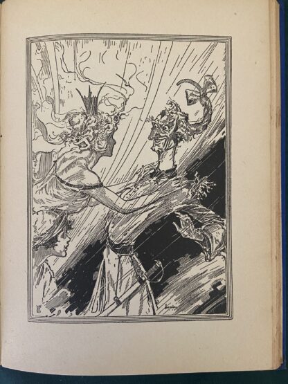 The SEA FAIRIES 1930s Color Frontis with Dust Jacket L Frank Baum Wizard of Oz Book - Image 7