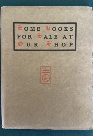 Some Books for Sale at our Shop 1902 Roycroft Book Catalog
