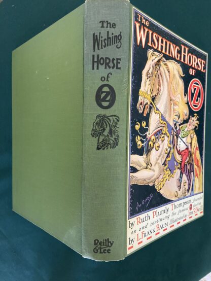 1st Edn WISHING HORSE OF OZ w/ 1st Dust Jacket-Ruth Plumly Thompson Book 12 Color Plates - Image 3