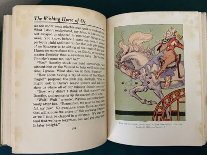 1st Edn WISHING HORSE OF OZ w/ 1st Dust Jacket-Ruth Plumly Thompson Book 12 Color Plates - Image 7