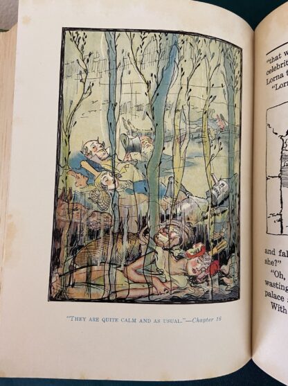 1st Edn WISHING HORSE OF OZ w/ 1st Dust Jacket-Ruth Plumly Thompson Book 12 Color Plates - Image 6
