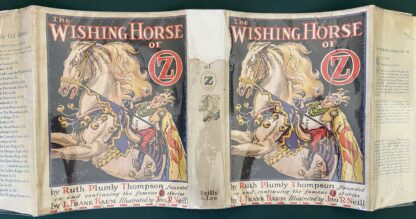 1st Edn WISHING HORSE OF OZ w/ 1st Dust Jacket-Ruth Plumly Thompson Book 12 Color Plates - Image 9