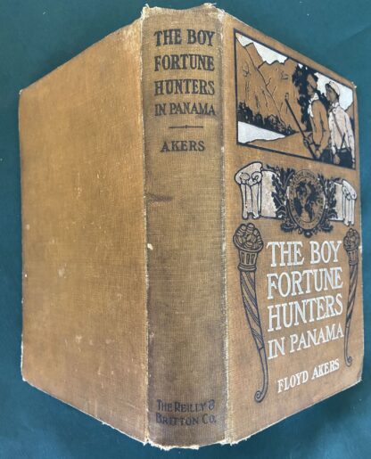1908 1st Edn/1st Print Boy Fortune Hunters in Panama Book L Frank Baum Color Plates - Image 9