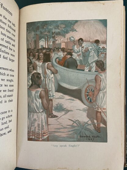 1908 1st Edn/1st Print Boy Fortune Hunters in Panama Book L Frank Baum Color Plates - Image 8