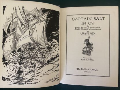 1936 1st Edition CAPTAIN SALT IN OZ Book Ruth Plumly Thompson - Image 5