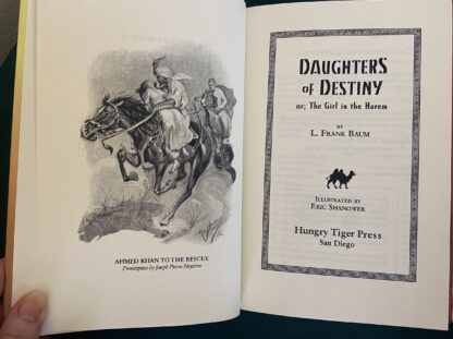 DAUGHTERS OF DESTINY L Frank Baum Signed Ltd Edn Hungry Tiger Press Shanower - Image 2