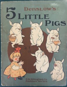 Denslows 5 Little Pigs 1st Edition Dillingham 1903 Wizard of oz