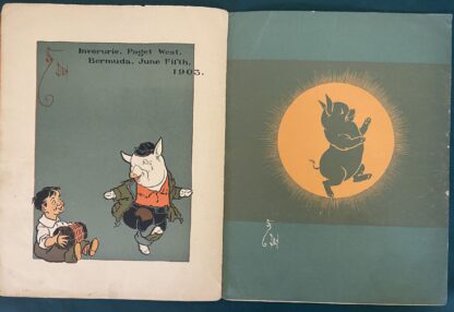 DENSLOW'S 5 Little Pigs Book Dillingham 1903 1st Edition Wizard of Oz Illustrator Denslow - Image 2
