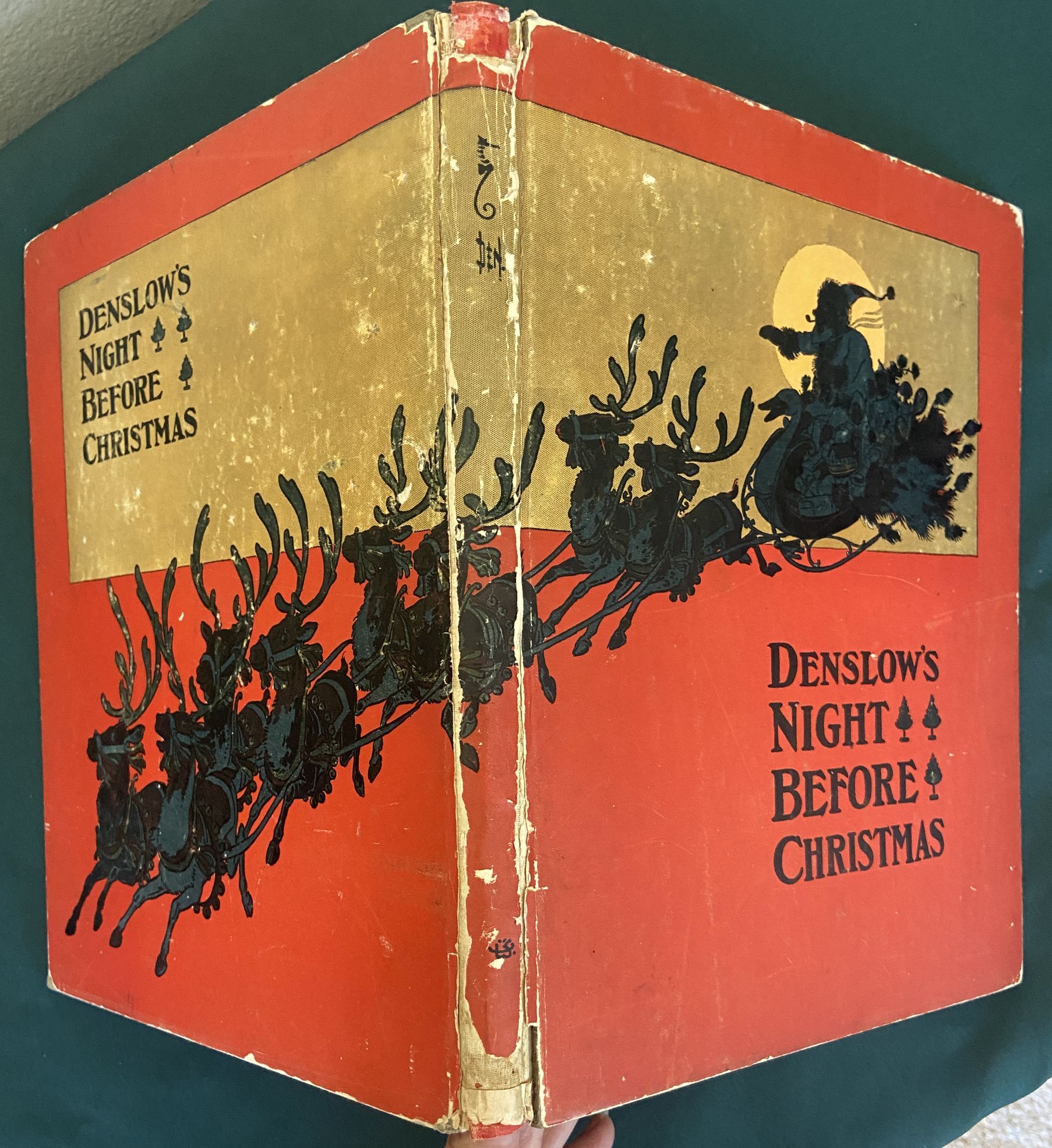 Sold: DENSLOW's NIGHT BEFORE CHRISTMAS 1st Edn Dillingham W W Denslow Color Oz Tin-man Toy - Image 13