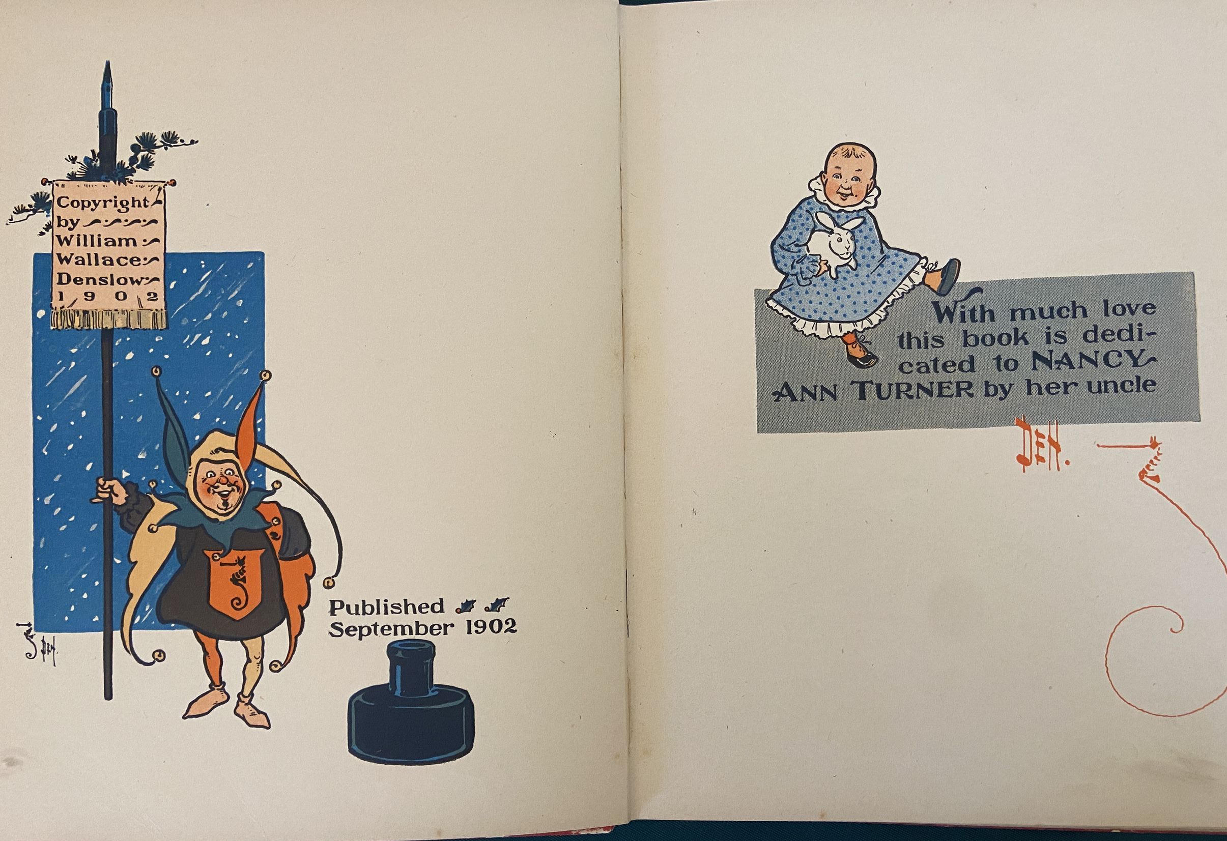 Sold: DENSLOW's NIGHT BEFORE CHRISTMAS 1st Edn Dillingham W W Denslow Color Oz Tin-man Toy - Image 4