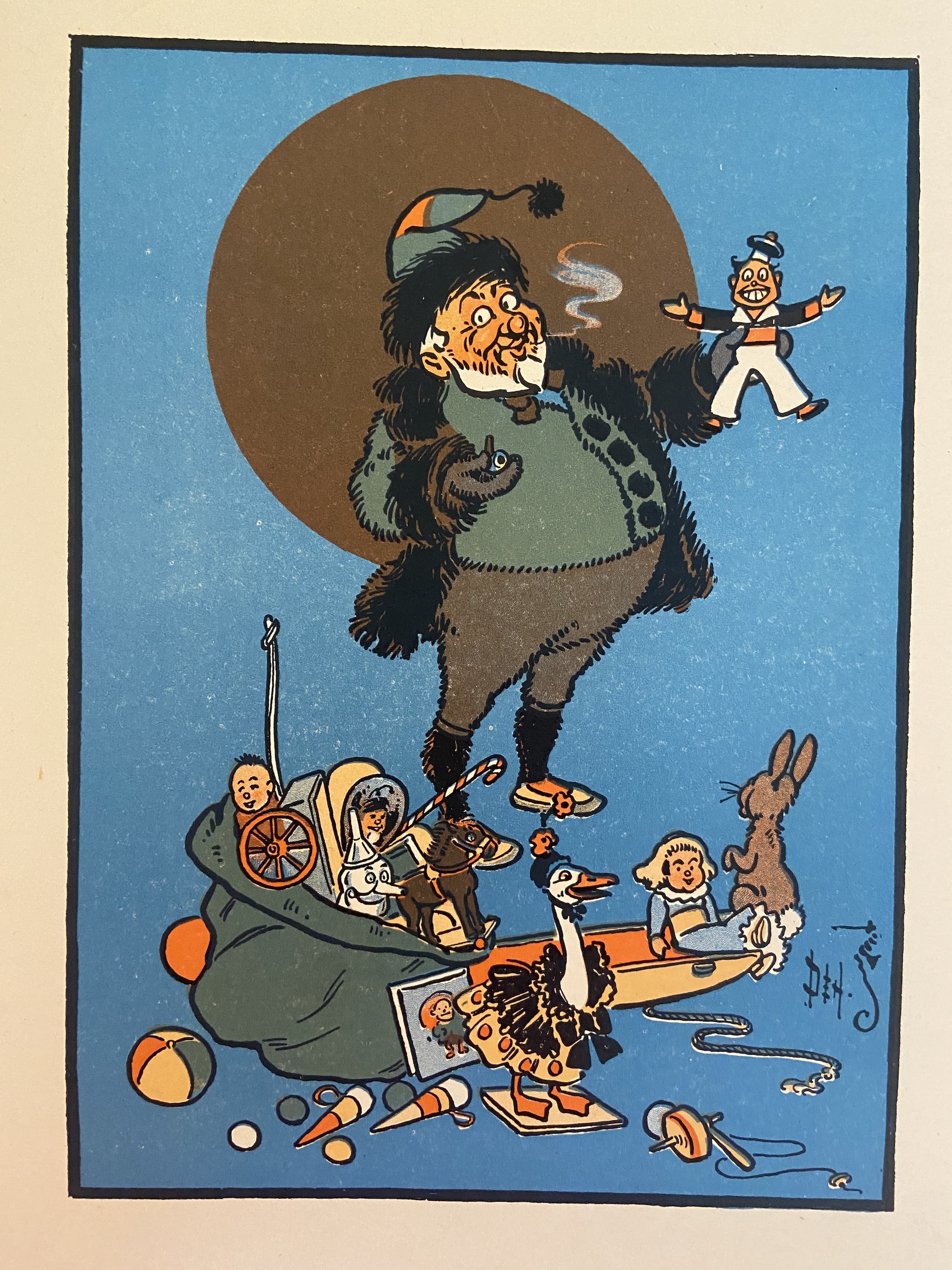 Sold: DENSLOW's NIGHT BEFORE CHRISTMAS 1st Edn Dillingham W W Denslow Color Oz Tin-man Toy - Image 10