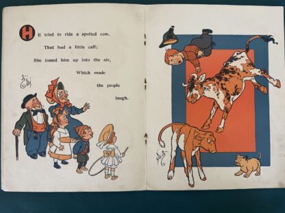 DENSLOW'S Simple Simon LINEN Book Dillingham 1904 1st Edition Oz Illustrator Denslow - Image 3