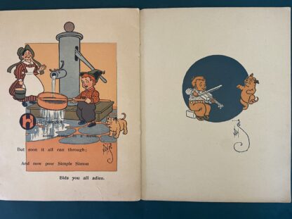 DENSLOW'S Simple Simon Book Dillingham 1904 1st Edition Wizard of Oz Illustrator Denslow - Image 4