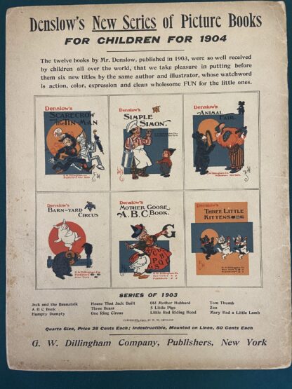 DENSLOW'S Simple Simon Book Dillingham 1904 1st Edition Wizard of Oz Illustrator Denslow - Image 5