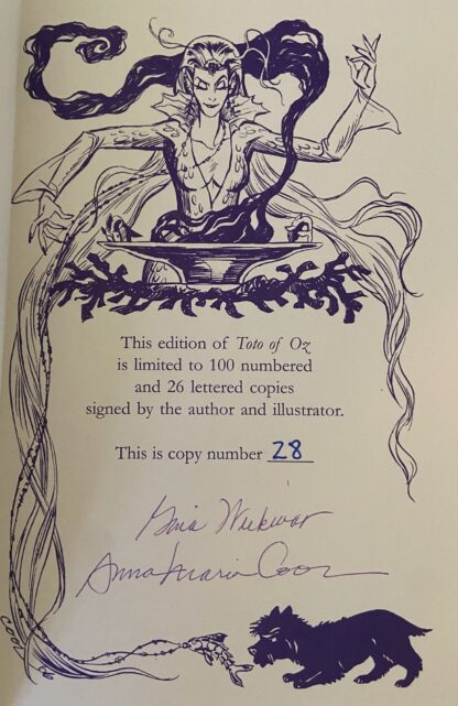 TOTO OF OZ Limited Signed 1st Edition in Slipcase Gina Wickwar 2006 HC/DJ Book - Image 2