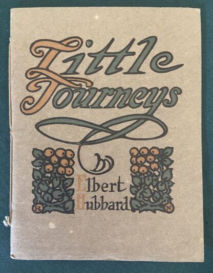 Roycroft Little Journeys Catalog 1901 Raymond Nott
