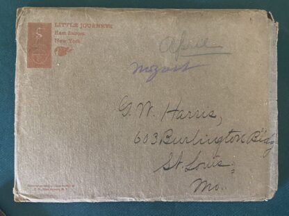 Denslow Roycroft Logo Little Journeys w/ Original Envelope Wolfgang Mozart - Image 2