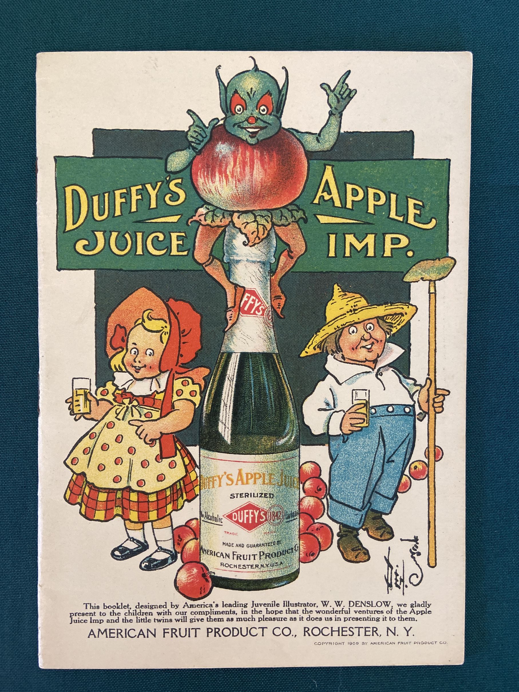 Duffys Apple Juice Imp W W Denslow Wizard of oz
