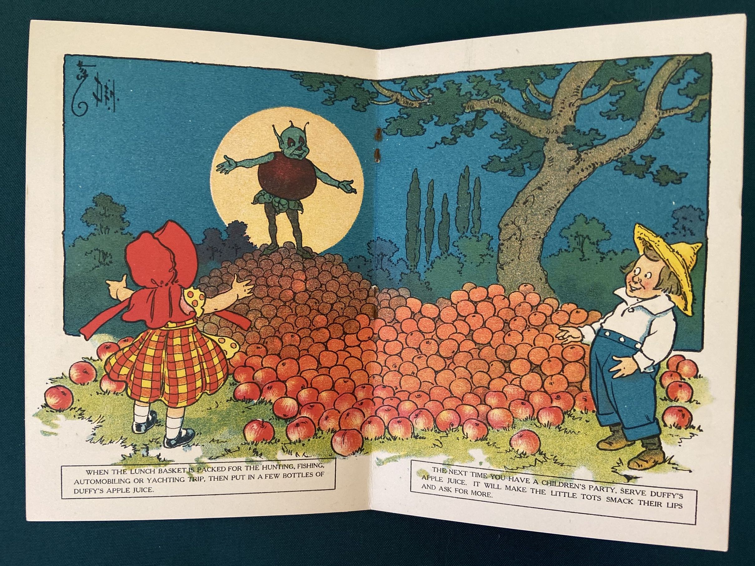 W. W. Denslow Duffy's Apple Juice Imp Scarce 1909 Advertising Book - Image 3