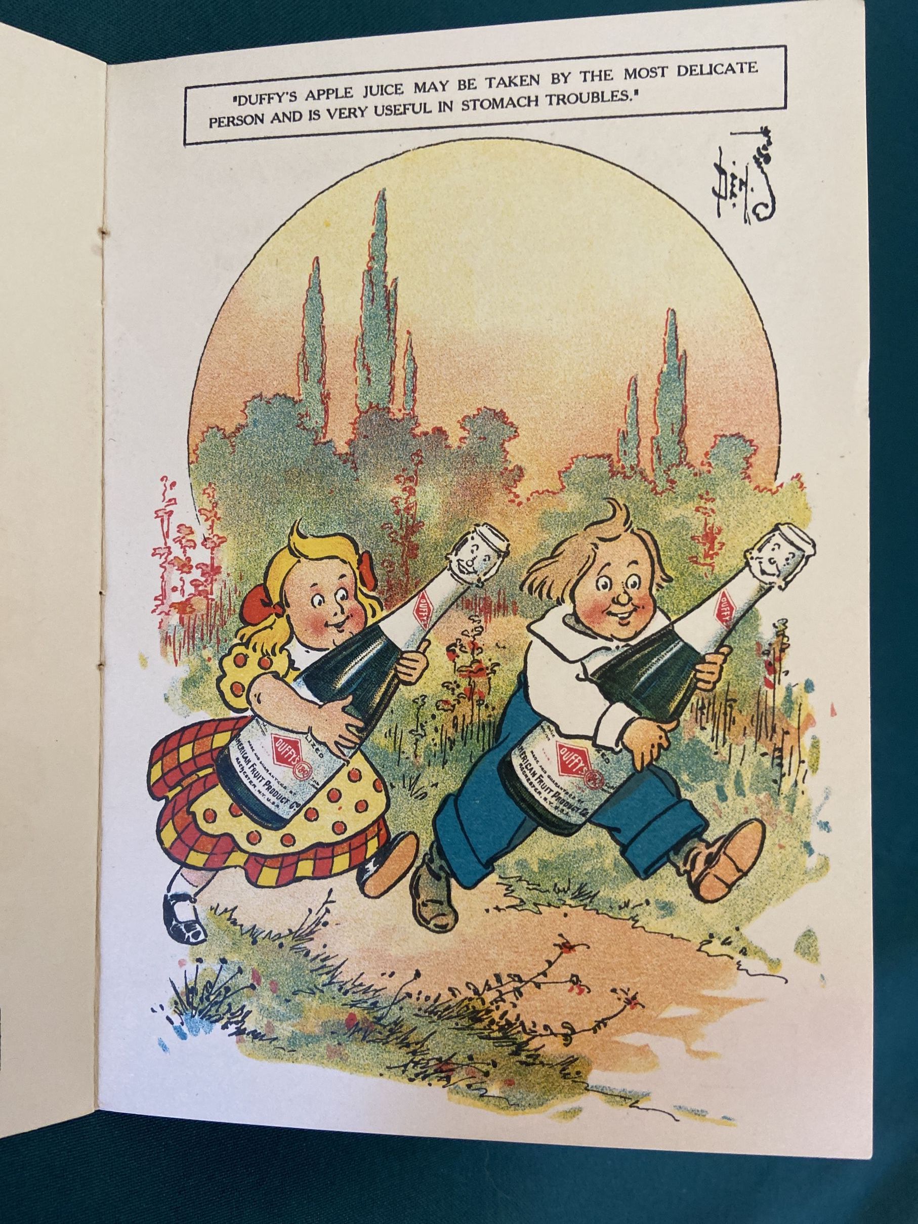 W. W. Denslow Duffy's Apple Juice Imp Scarce 1909 Advertising Book - Image 4