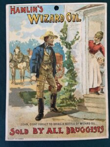 Hamlin's Wizard Oil Trade Card Wizard of Oz L Frank Baum