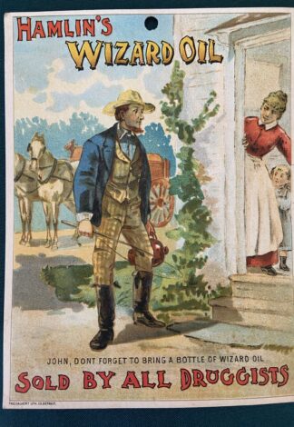 Hamlin's Wizard Oil Trade Card Wizard of Oz L Frank Baum