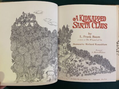 A KIDNAPPED SANTA CLAUS w/ DJ Book by L. Frank Baum 1969 - Image 3