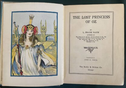 LOST PRINCESS OF OZ Book 1917 1st Edition/1st Prt Reilly & Britton 2 - Image 5